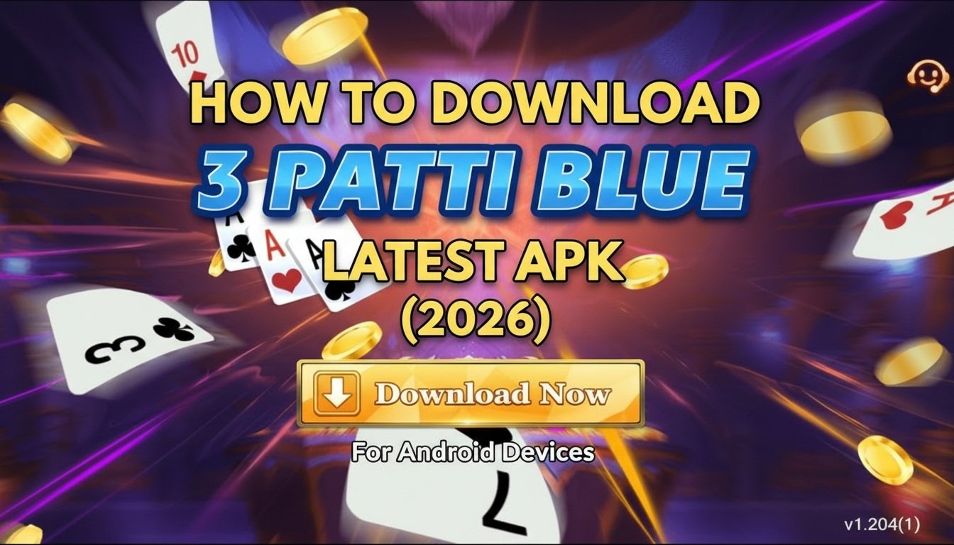 How to Download 3 Patti Blue Latest APK for android (2026)