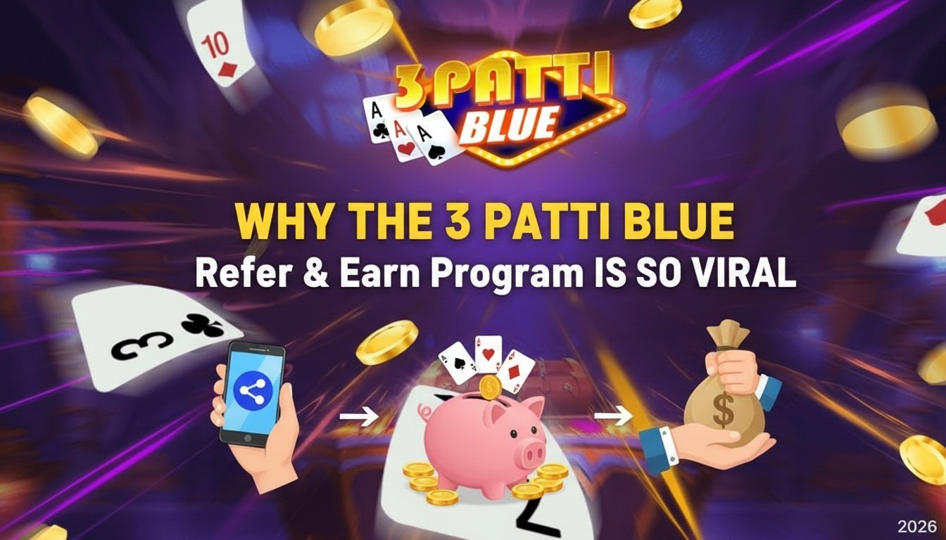 Why the 3 Patti Blue Refer & Earn Program is So Viral 2026